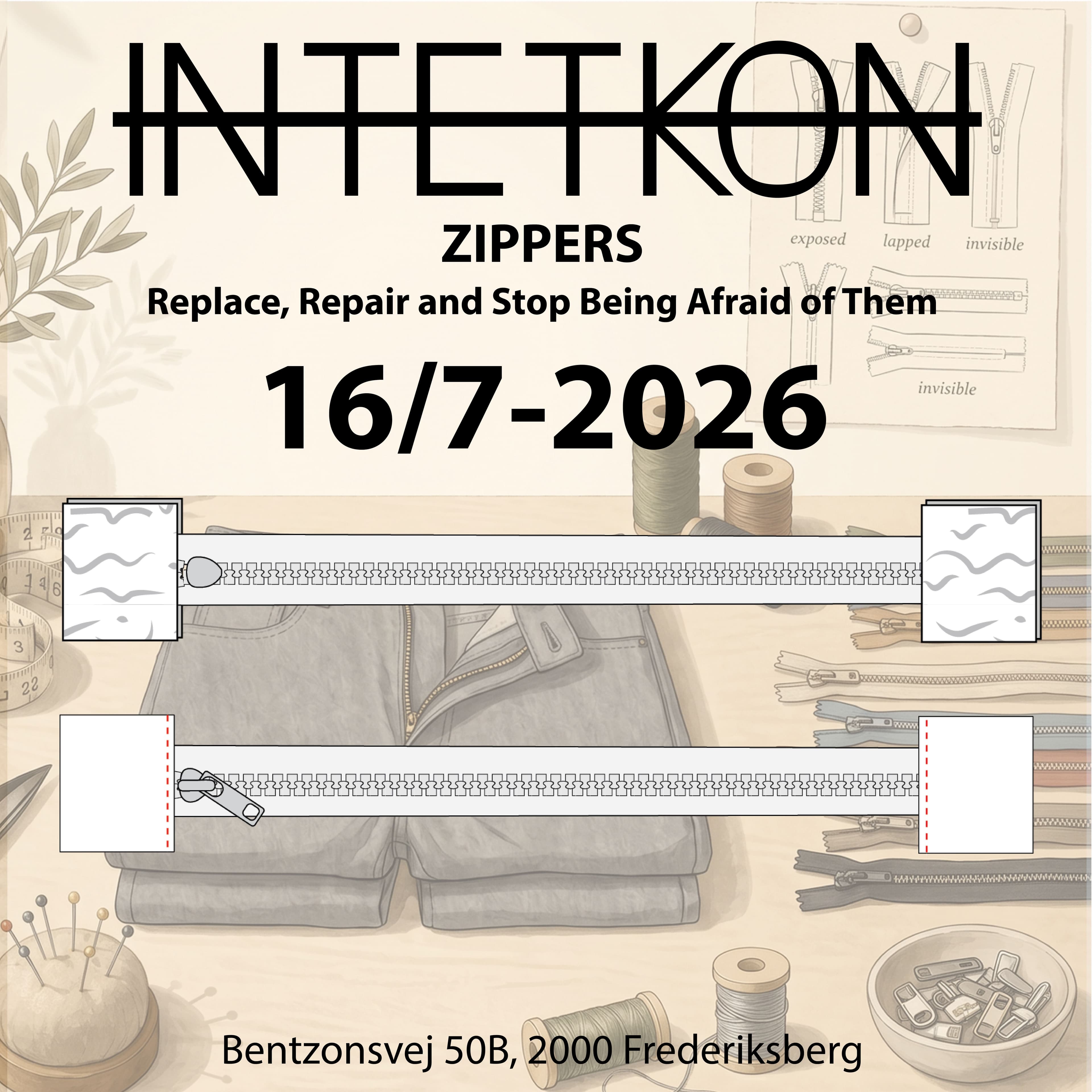 ZIPPERS - Replace, Repair and Stop Being Afraid of Them