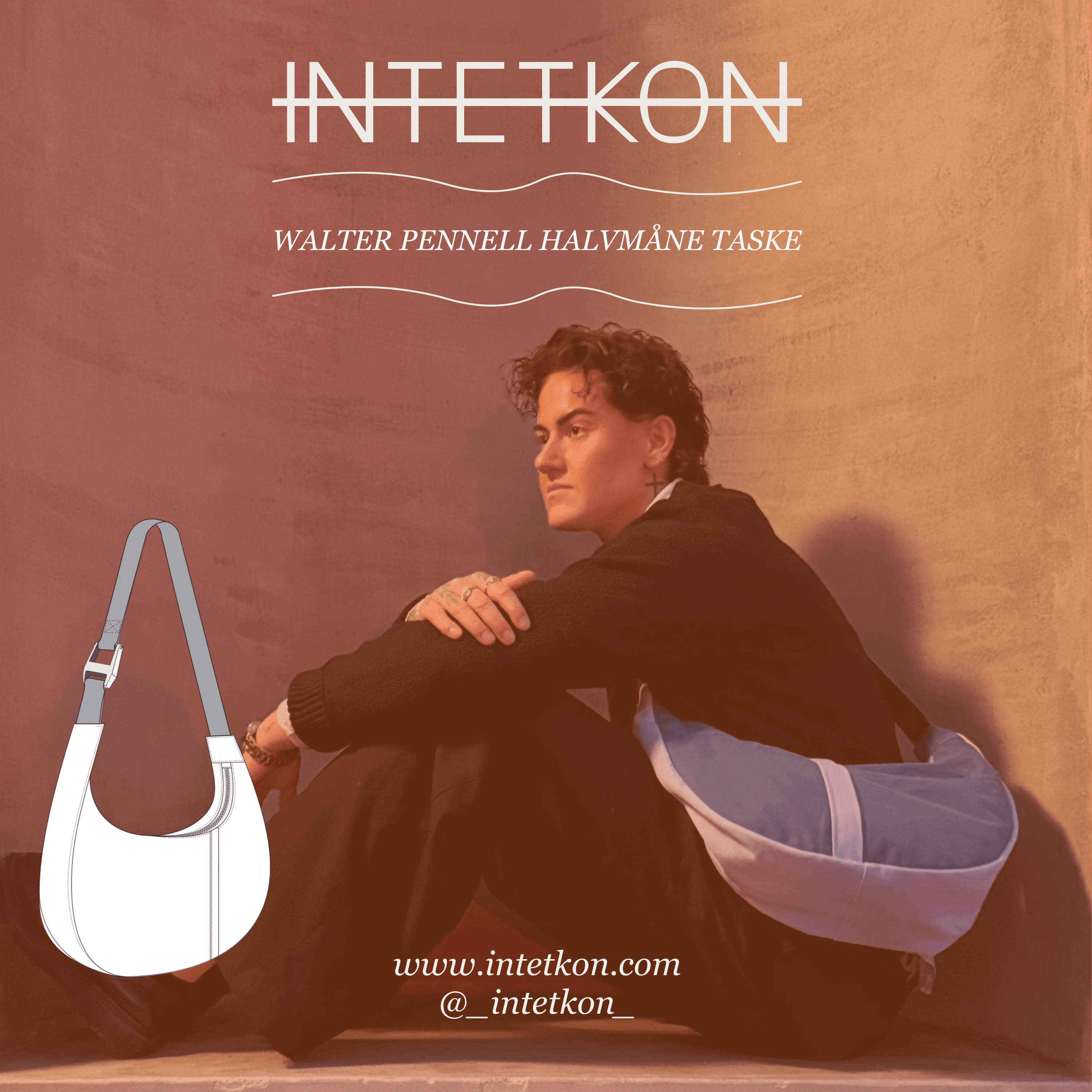 WALTER PENNELL CRESCENT BAG DANISH